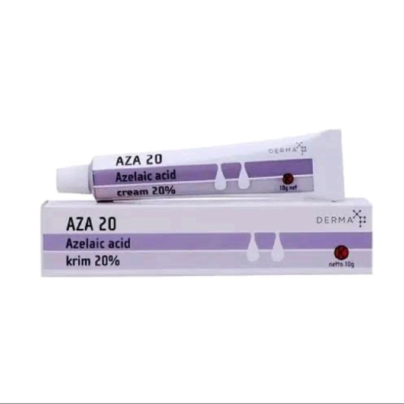 Aza 20 10g 乳霜治療痤瘡 - 適用於易長痘肌膚的普通面部護理膏，可有效治療痤瘡