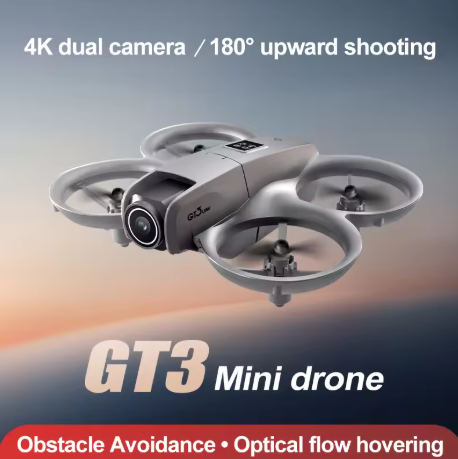 Drone Mini GT3 MAX 5G 8K GPS Profesional, Kamera HD untuk Fotografi Udara, Lampu Dinamis, Quadcopter RC dengan Optical Flow